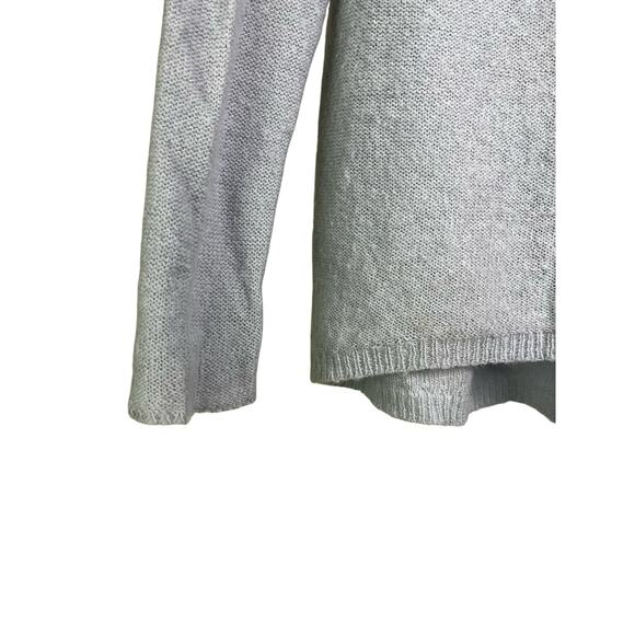 Gap Sweater Womens M Wool Scoop Circle Neck Jet Stream Blue Long Sleeve Pullover - Picture 5 of 8